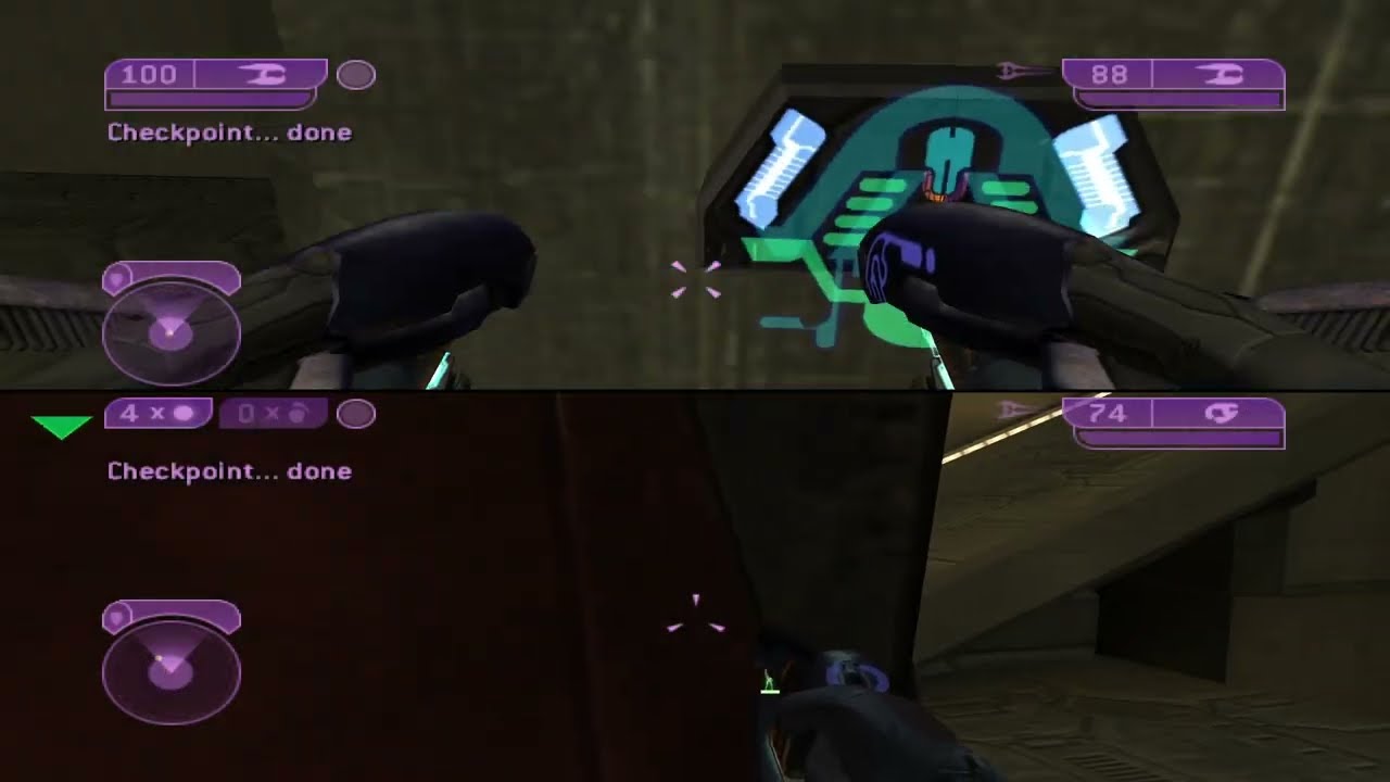 [COOP] Halo 2 (xbox) splitscreen [часть 2]: от "A Whisper in the Storm" до "Juggernaut"