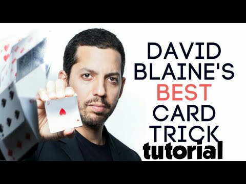 Incredible signed 2 card monte card trick tutorial/David blaine