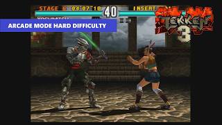 Yoshimitsu’s Whirlwind Wreckage: Tekken 3 Arcade Mode on Hard Difficulty