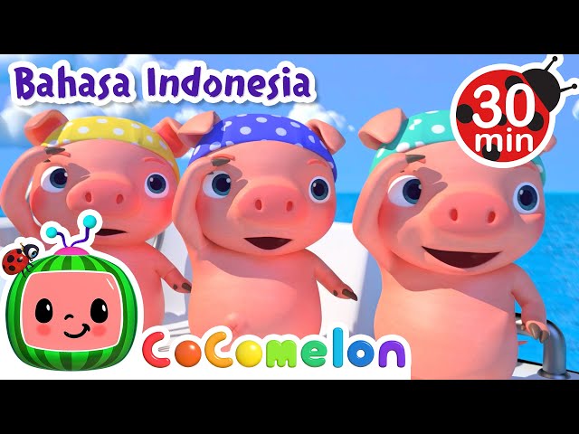 Tiga Babi Kecil di Laut | CoComelon | Kartun dan Lagu Anak | Moonbug Kids Indonesia | Nursery Rhymes class=