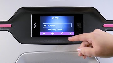 Rittal Blue e+ Touchdisplay - Alarmrelais - Funktion einstellen