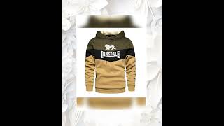 2024 Men's Patchwork Hoodie