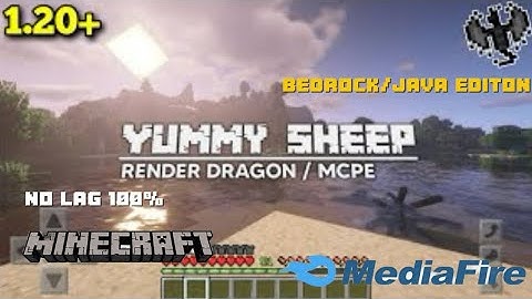 MINECRAFT | Yummy Sheep Shaders Download MEDIAFIRE link no lag! WORKS ON BEDROCK/JAVA EDITION 1.20+