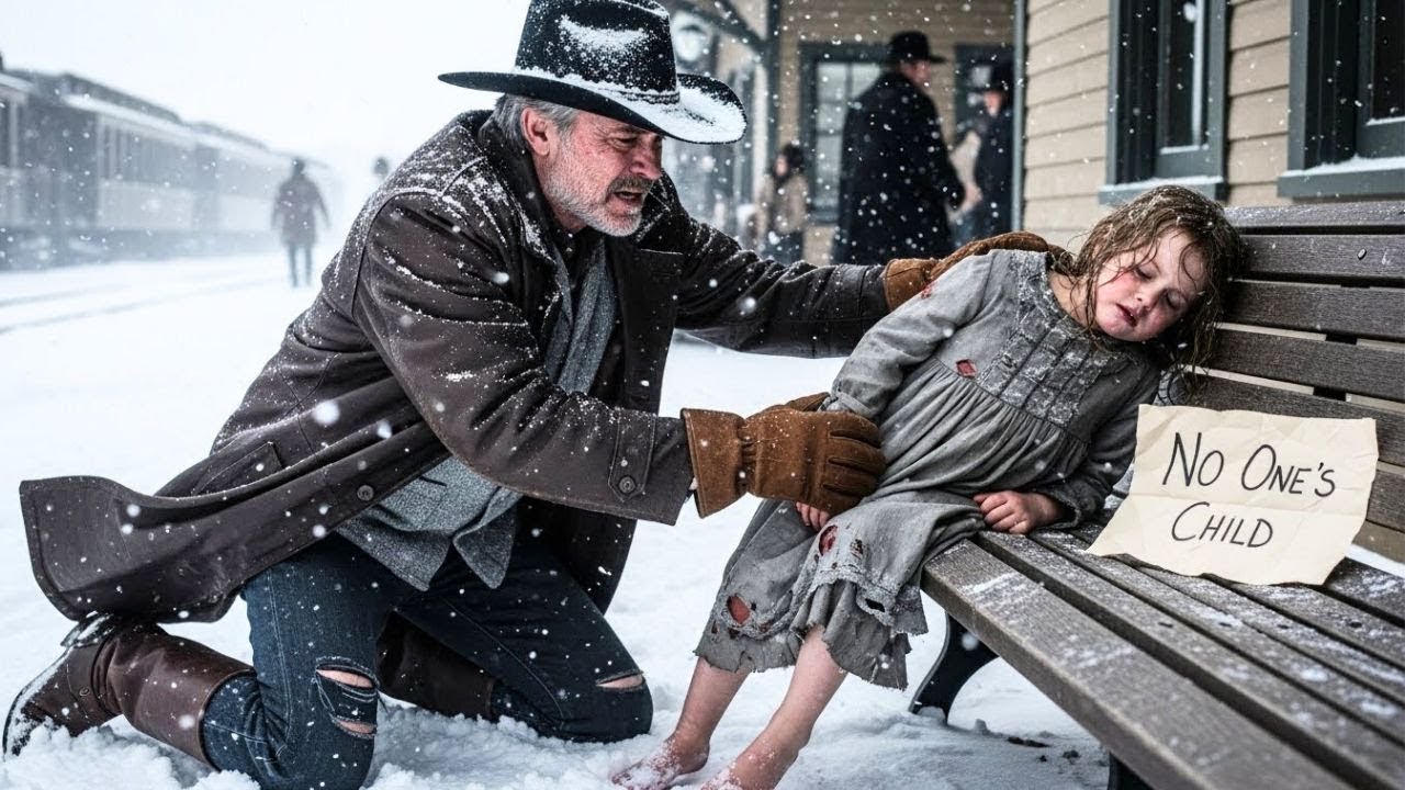 Laissée à geler avec un mot « L’enfant de personne » — Le rancher dit : « Tu es à moi »