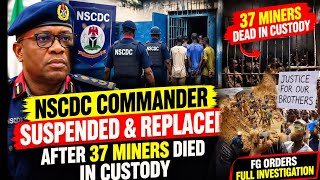 Niger Mining Tragedy: 37 Dead, NSCDC Officers Suspended, Probe Begins