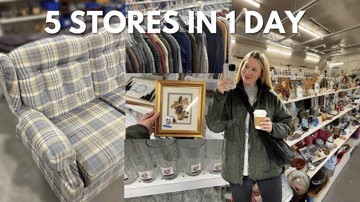 THRIFT WITH ME for Home Decor | 5 Stores on a $50 Budget