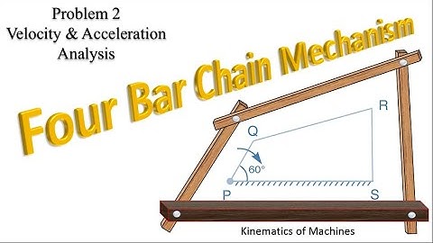 Velocity and Acceleration diagram| Four bar chain |velocity and acceleration analysis of mechanism