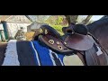 Trevor James Saddlery! Australian horse saddle!!! For short back horse!! Light weight.