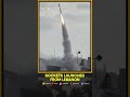 Rockets Fired from Lebanon, Israel Intercepts One Amid Tensions | WION SHORTS