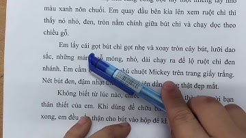 Văn lớp 3: TẢ CHIẾC BÚT CHÌ