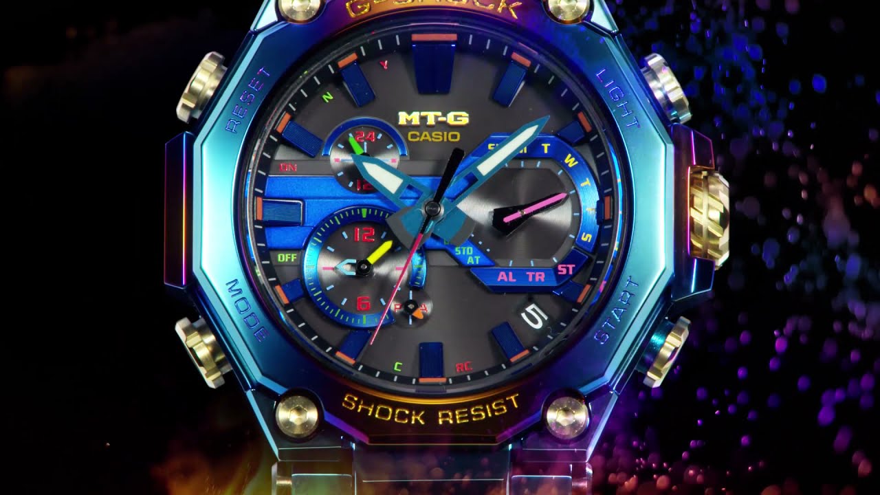 Casio G Shock Mtg B00ph Blue Phoenix Watch Commercial Youtube