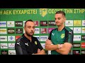 Δηλώσεις Imanol Idiakez / Daniel Mojsov-AEK