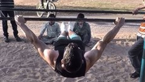 Amazing Street Workout Front Lever Transformation Combos & Variations