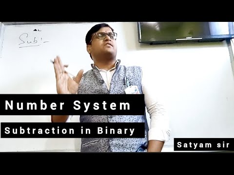 Subtraction in Binary | Number System #numbersystem #subtraction # ...