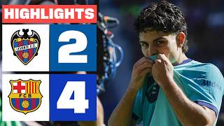 LEVANTE UD 2 - 4 FC BARCELONA | LALIGA EA SPORTS SANTRAUKA