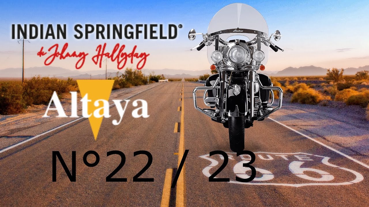 Indian Springfield 1/18 Altaya N°14 – Moto Miniature échelle 1:8