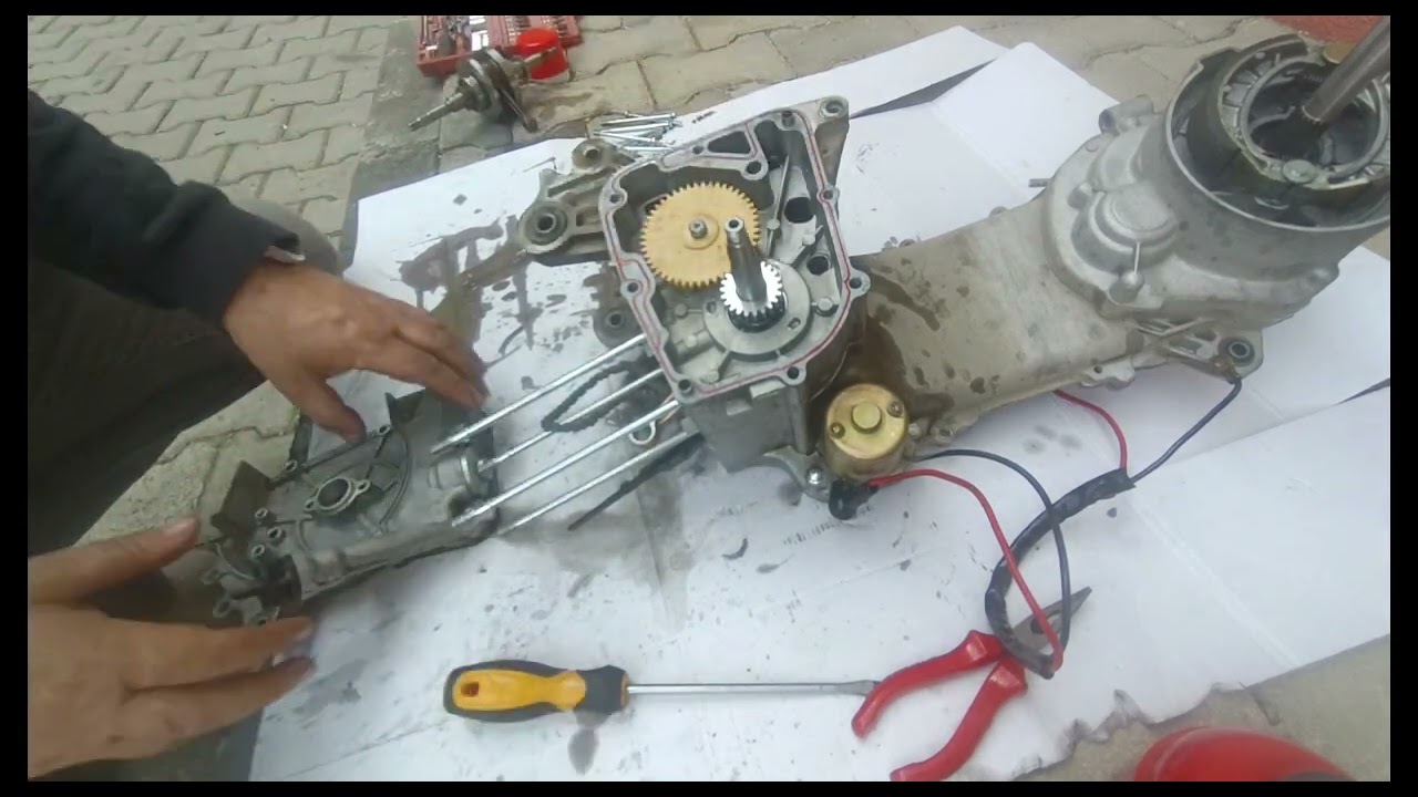 50 CC Scooter  krank değişimi.