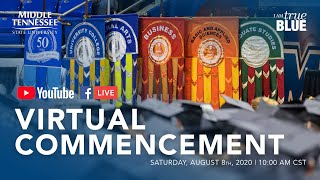 MTSU Summer 2020 Virtual Commencement