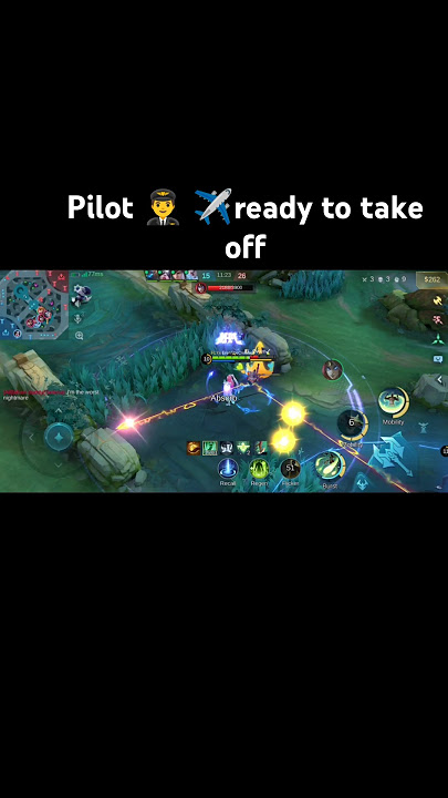 Pilot mathilda 💅 on the line#mlbb #shorts