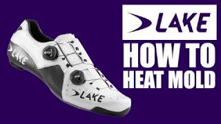 Lake Cycling Shoes Heat Molding Instructions: CX403