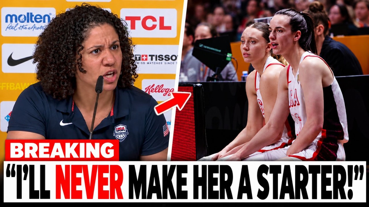 Team USA Coach FINALLY REVEALS WHY SHE KEEPS BENCHING CAITLIN CLARK In FIBA  World Cup!