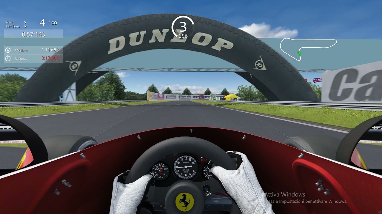 ALBI | 1967 (FRA) Circuit 3.64Km - 1.10.407 - F1 Ferrari 312T - Assetto Corsa (*) Hotlap France