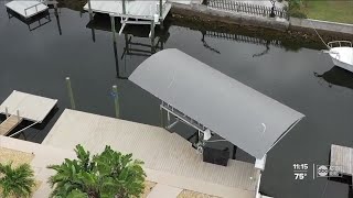 Hundreds of illegal boat lift covers up in Pasco County canals