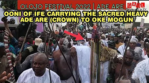 Olojo Festival 2022 Ade Are | Oni of Ife on Sacred...