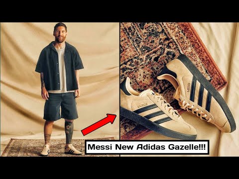 MESSI Dropped a New Adidas Gazelle and it's Amazing - YouTube