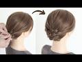 [Bob Hairstyle] Perfect Hairstyles for Short Hair | Easy & Elegant Braided Low Bun