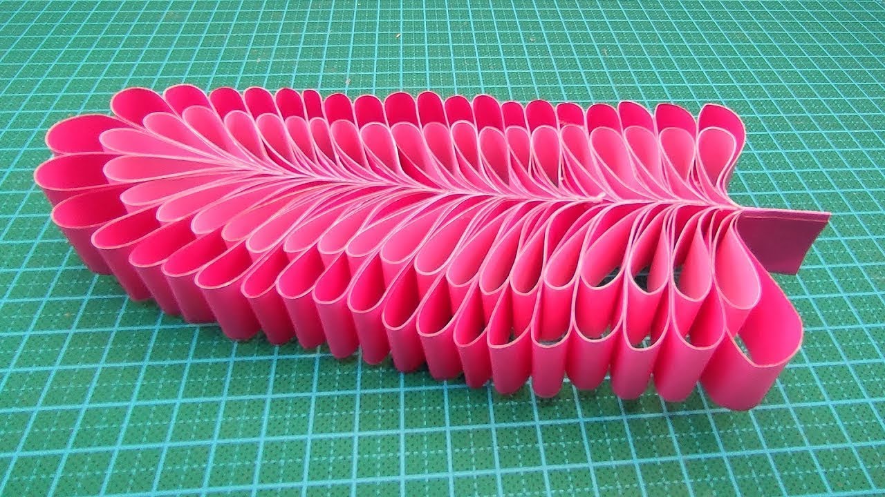 Rgb Paper 🌹 How to Make Leaf With Paper 🌹 Made Easy 🌹 Beautiful Paper Leaves 🌹 ...
