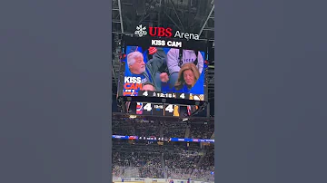 Kiss Cam New York Islanders Jumbotron UBS Arena 