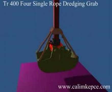 TR400  The Single Rope Dredging Clamshell GRABS