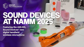 Sound Devices A20-HH Digital Handheld Wireless Microphone at NAMM 2025