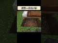 【マイクラ】世界一小さい家！？の作り方！ #shorts