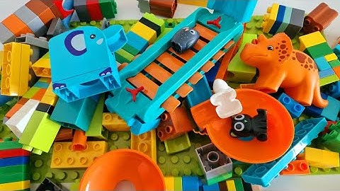 Satisfying Colorful Building Blocks Marble Run ASMR ⭐ Create an interesting Marble Track