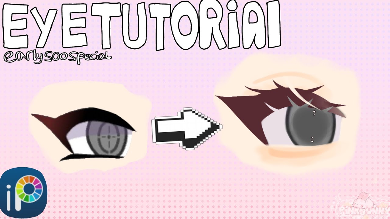 How i edit my EYES👀 in Ibis paint x 🎨 || #tutorial #gacha #edit # ...