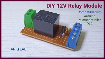 How To Make A 12V Relay Module At Home