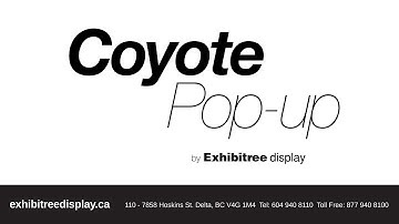 Coyote Pop-up Setup Instructions - Exhibitree Display