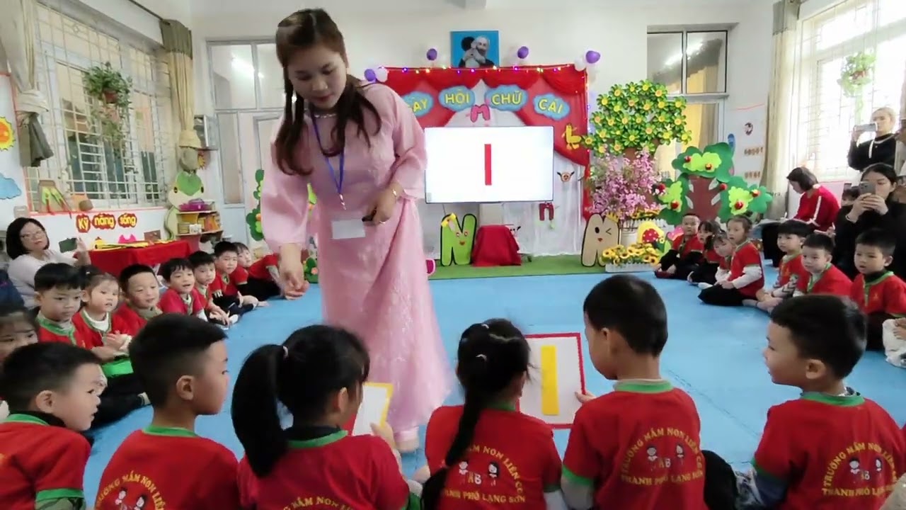 Tiết dạy giáo viên mầm non dạy giỏi cấp tỉnh năm học 2025-2026. Làm quen với chữ cái l m n