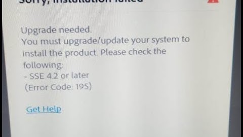 adobe photoshop Download install activate error message  installation failed upgrade needed