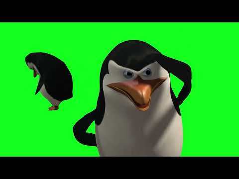 Penguins of Madagascar GREEN SCREEN compilation