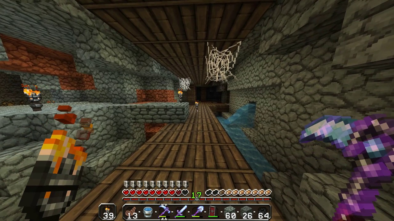 Minecraft found a mineshaft!