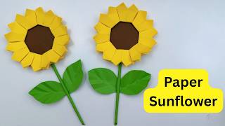 How To Make Easy Paper Sunflowers For Kids / Nursery Craft Ideas / Paper Craft Easy / KIDS crafts