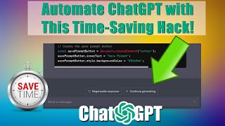 Automate ChatGPT with This Time-Saving Hack! #chatgpt #openai #plugin #booklet #automate screenshot 2
