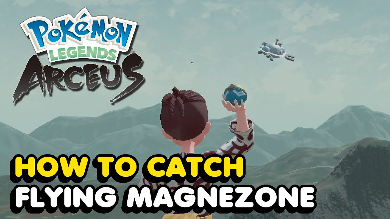 How To Catch The Flying Magnezone In Pokemon Legends Arceus (Location