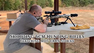Shooting 6CM Hunting Rifles Featuring MDT CRBN Stocks