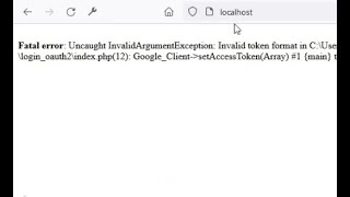 invalid token format | invalid request Could not determine client ID from request