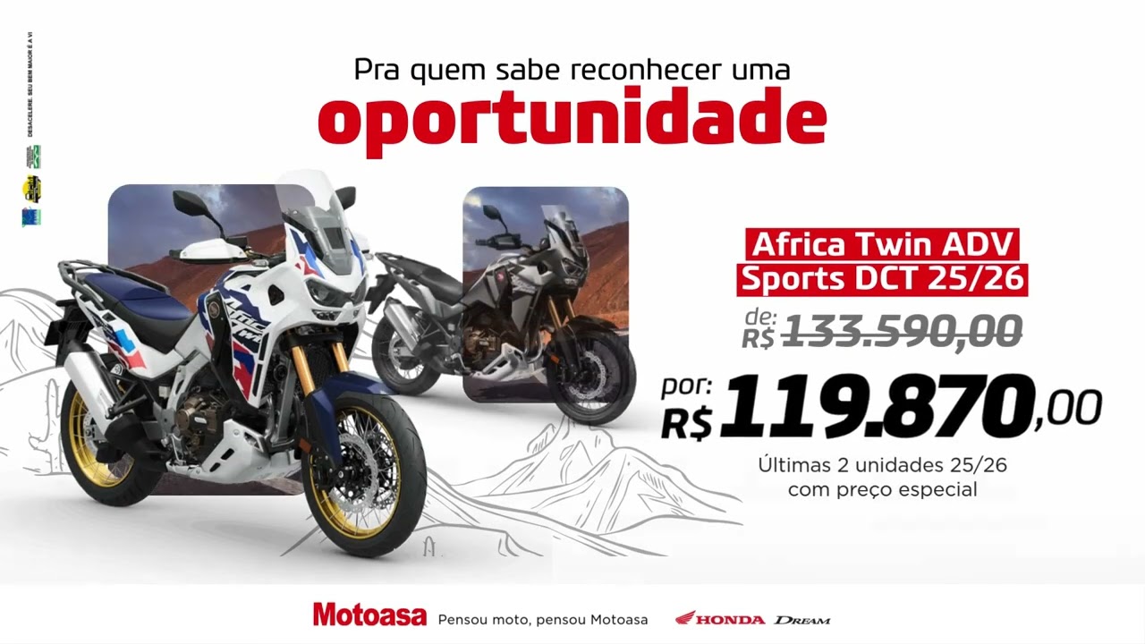 Nem toda oportunidade aparece duas vezes.