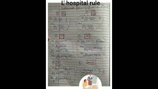 when we can not find limit of function directly,then we use this useful L' hospital rule.💯